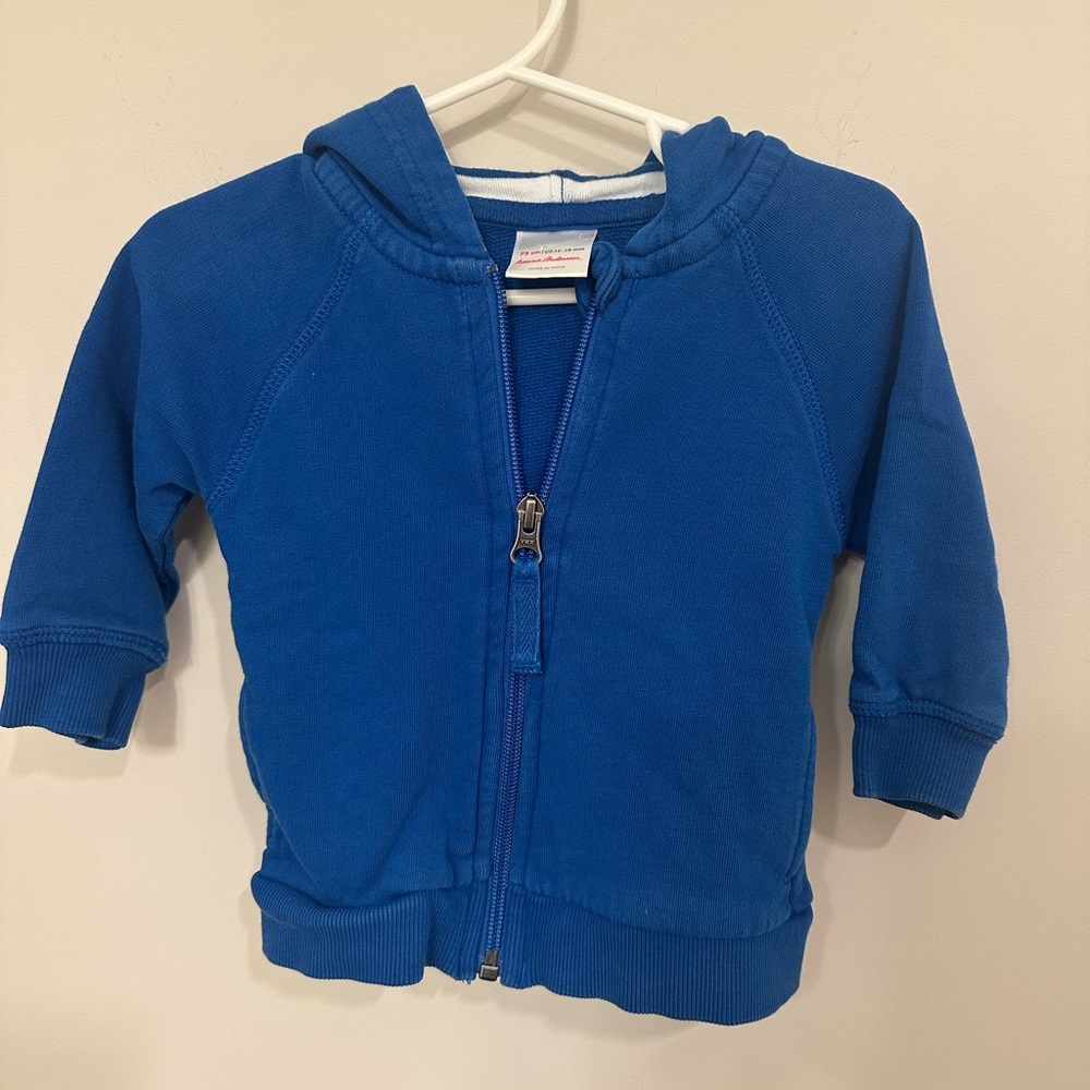 Hanna Andersson Vibrant Blue Kids Hoodie